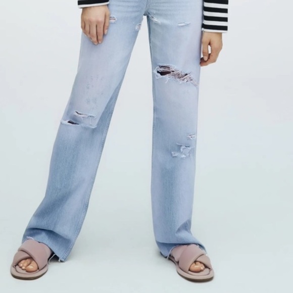 Zara | Women's Mauve Puffer Quilted Crossover Strap Slide On Flats, size 8.5 - Picture 5 of 16